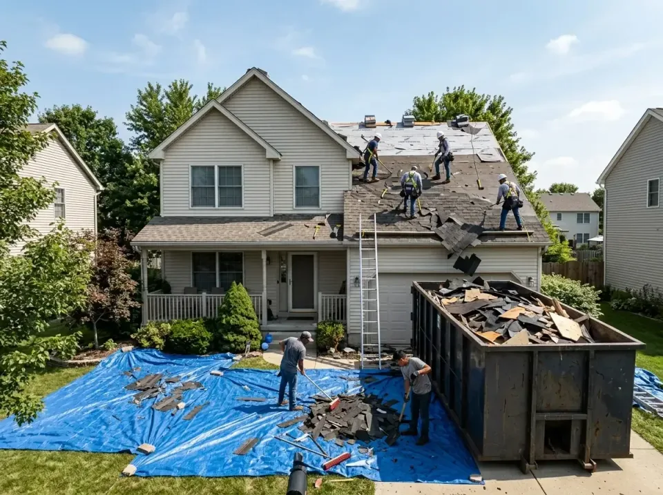 roof-replacement-debris-remova-004 — frequently asked questions, Cheapest Dumpster Rentals in Lakeview, GA
